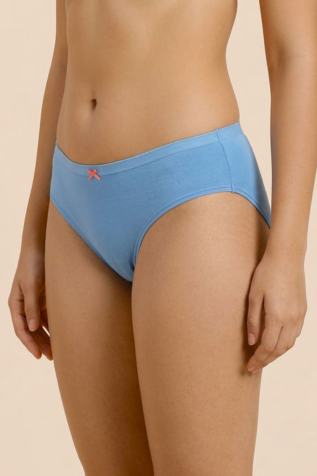 Zivame Anti-Microbial Low Rise Full Coverage Hipster Panty (Pack of 3) - Multicolor — image 11